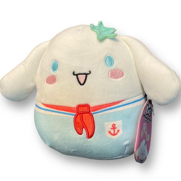 Hello Kitty Plush Dog Squishmallows Cinnamoroll Pillow Sanrio Sailor Nursery 7" - Picture 9 of 9